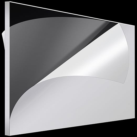 Roowest 1 Pcs 24 x 36 Inch, 1/2 Inch Thick Clear Acrylic Sheets Transparent Plastic Panels Sheets Cut to Size Cast Acrylic Board Panel with Protective Film for Craft DIY Project Sign Frame