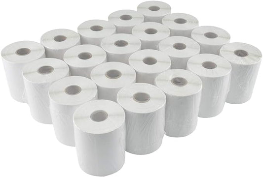 L LIKED 5000 4" x 6" Direct Thermal Shipping Labels with 250 Labels/Roll - Compatible with Zebra 2844 ZP-450 ZP-500 ZP-505, 20 Rolls