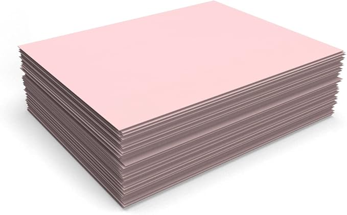 LUXPaper 8.5" x 11" Paper | Letter Size | Candy Pink | 80lb. Text | 50 Qty