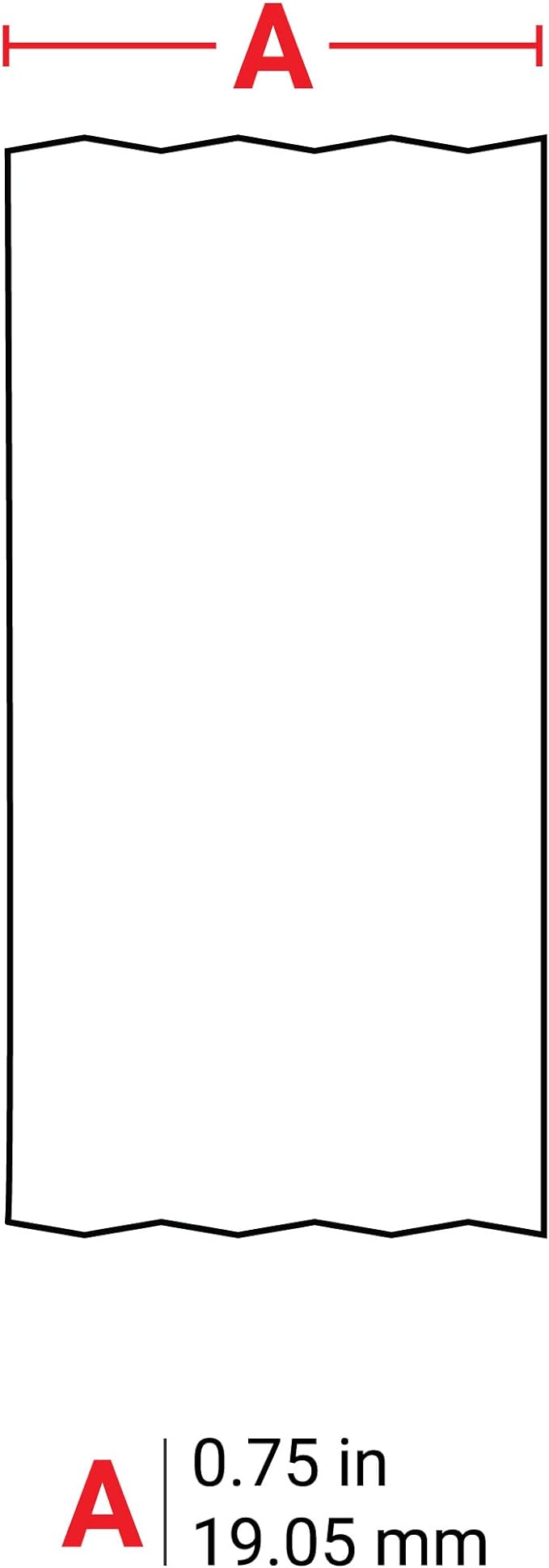Brady Authentic (M21-750-595-BK) All-Weather Vinyl Label for Indoor/Outdoor ID, Lab and Equipment Labeling, White on Black- For M210, M210-LAB, M211, BMP21-PLUS and BMP21-LAB Printers, .75" W, 21' L