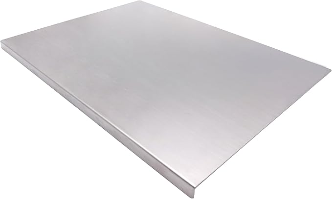 BILLAMB Stainless Steel Cutting Boards for The Kitchen, Suitable for Meat, Fruits, Vegetables, Bread, and Baking Large-sized Cutting Boards (50 x 40cm/19.7 x 15.7 in)