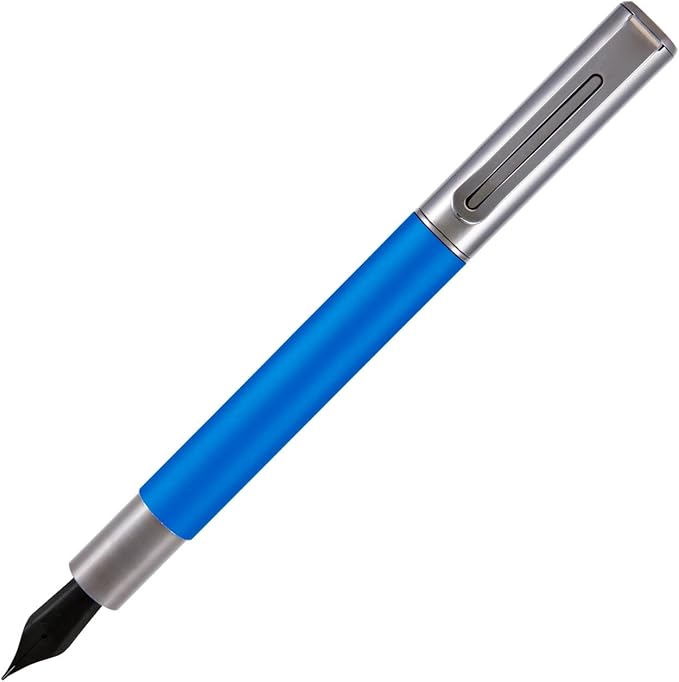 Monteverde USA Ritma Fountain Pen in Turquoise – Omniflex Nib, Flexible JoWo Stainless Steel, Refillable Ink Cartridge/Converter – Ideal for Calligraphy & Artistic Expression