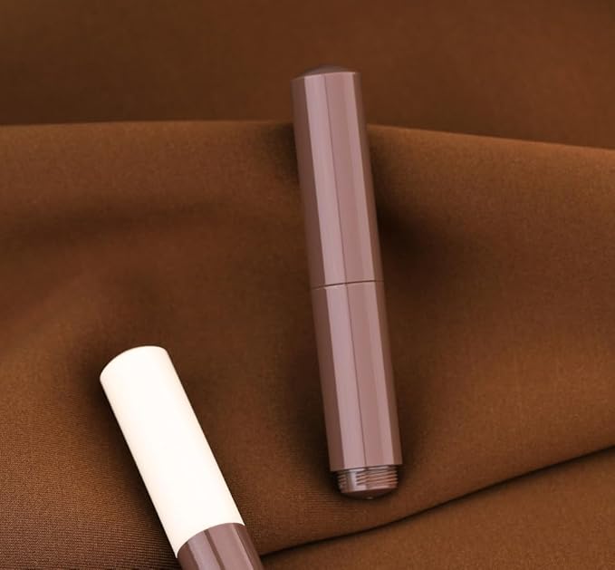 czxwyst Majohn Wancai 2.0 Mini Pocket-Size Eyedropper Fountain Pen (F Nib 0.5mm, Maillard Brown)