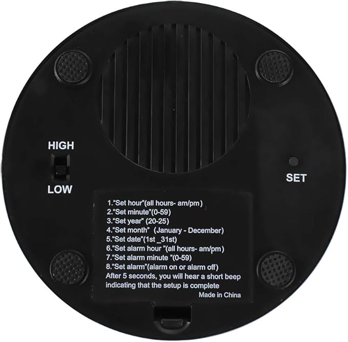 Big Button Timer - time Talking Clock for Blind, Date and Week, Suitable for The Elderly, The Visually impaired, Students and Children