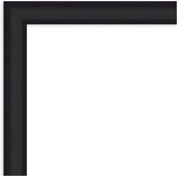Amanti Art Black Framed Magnetic Board 19x23 Small Vision Board for use with Magnets, 100% Metal Sheet to Display Items as Office Decor or for Home Organization in mudroom, Kitchen or Kids Room