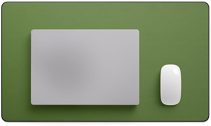 Jotsome Leather Desk Pad Mat, Non-Slip Desk Blotter Pad - Desk Protector for Office, Home, Laptop, and Desktop, Gift for The Holidays (Forest Green, 24" x 14")