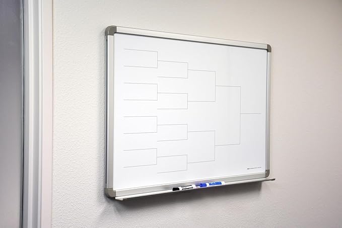 12 Team Bracket Whiteboard 48" x 36"