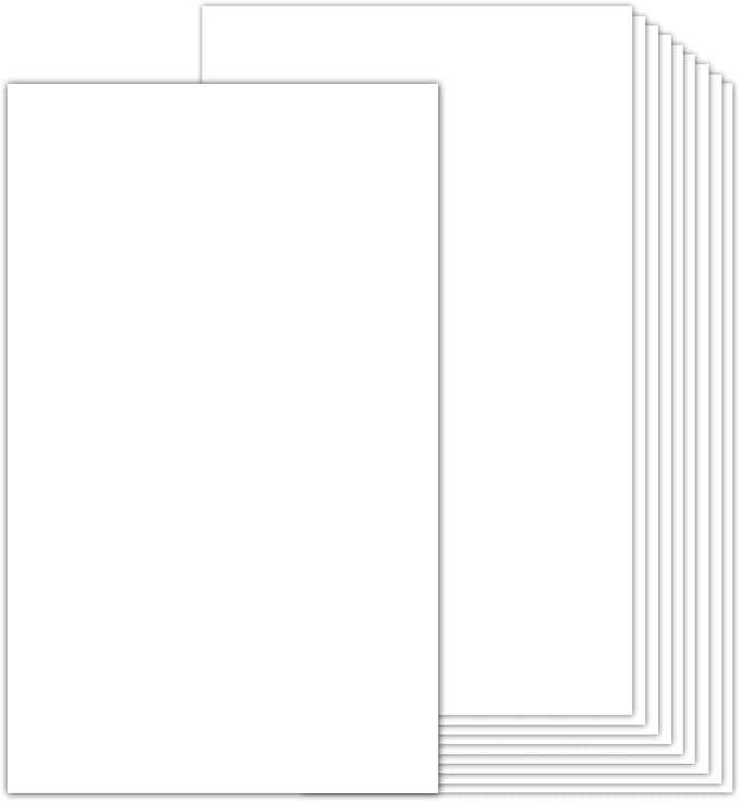 Legal Size Cardstock 8.5x14 White, Goefun Card Stock 110lb Premium Heavy Cardstock Paper 100 Sheets, Thick Printer Paper for Arts and Crafts, Posters, Brochures, Menus, Cards, Covers