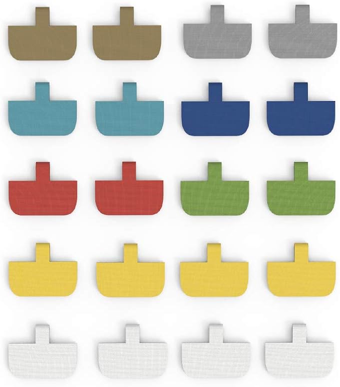 Cable Labels Large Size, XIAOXI Write On Cord Label, Wire Labels, Cable Tags and Wire Tags for Cable Management and Identification - 20 Pcs (Multi-Color)