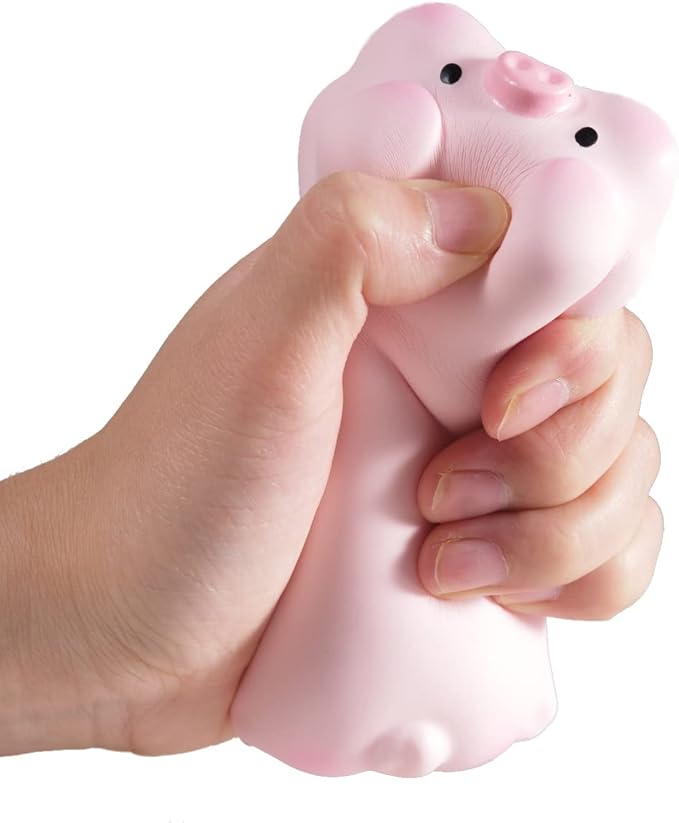 Cityhermit Cute Wrist Rest Support for Mouse Computer Arm Rest for Desk Ergonomic Kawaii Office Supplies Slow Rising PU Mouse Pad (Pink Pig)