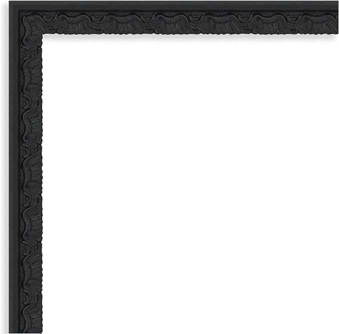 Amanti Art Black Framed Magnetic Board 14x14 X-Small Vision Board for use with Magnets, 100% Metal Sheet to Display Items as Office Decor or for Home Organization in mudroom, Kitchen or Kids Room