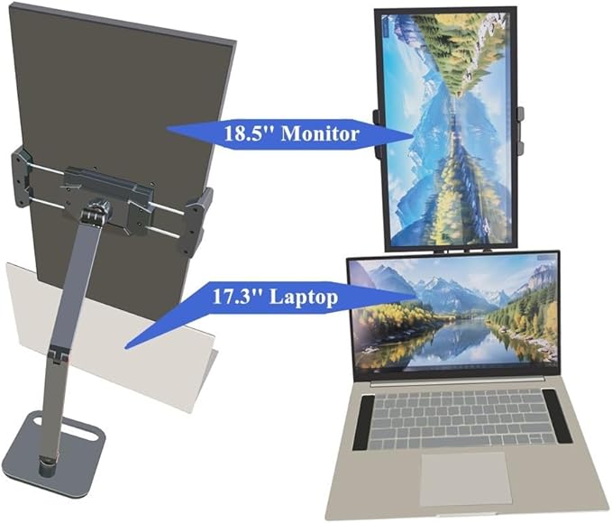 WYSXEBWZ Portable Monitor Holder for 6-18.5 Inch Screen Desktop Expandable Monitor Stand 13 inch Tablet Stand