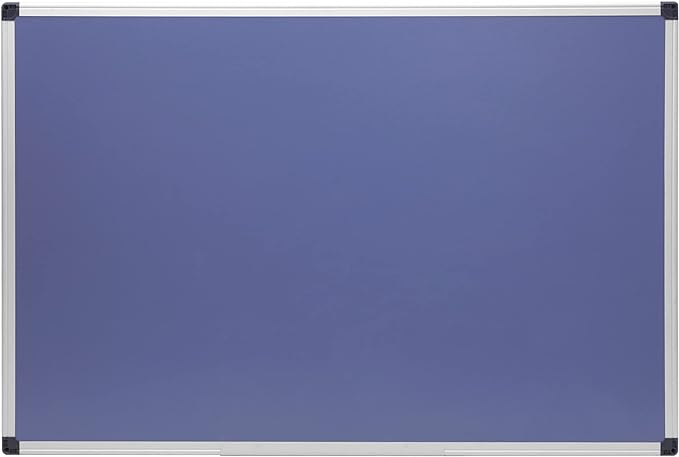 Amazon Basics 24" x 36" Monthly Whiteboard Calendar with Cork Board, Wall Mounted, Easy to Install, Silver Aluminum Frame