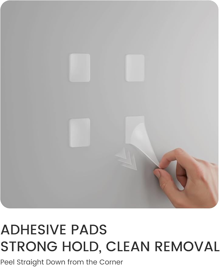 Fluxynara Large Felt Bulletin Board 48" x 36" Cork Board Alternative-12 Pack with 70 Safe Removable Adhesive Tabs, Cork Boards for Walls Cork Board for Home Office Classroom Pin Board-Light Gray
