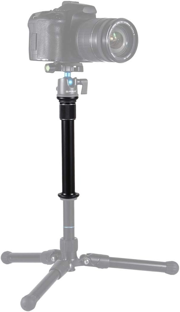 PULUZ Metal Handheld Adjustable 3/8" Size Tripod Mount Monopod Extension Rod for DSLR & SLR Cameras
