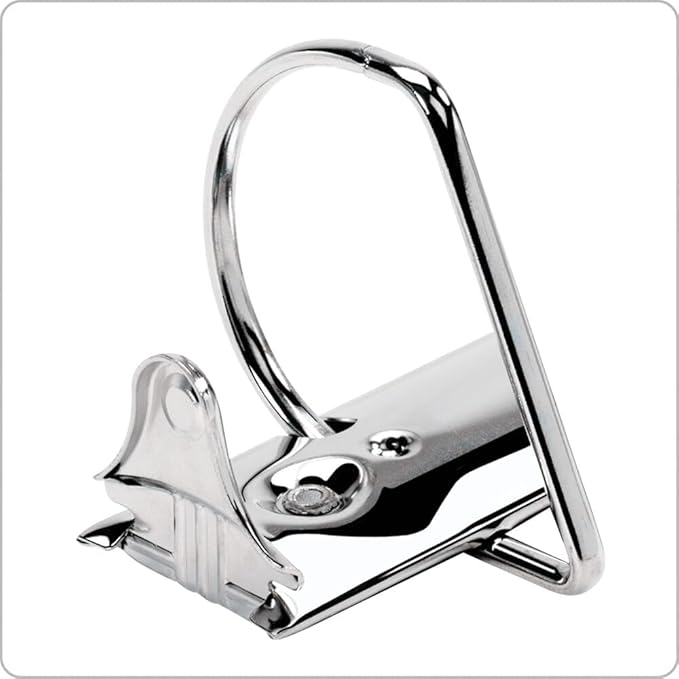 Cardinal Performer 3-Ring Binders, 2", Non-Locking Slant-D Rings, 540-Sheet Capacity, ClearVue Presentation, Non-stick, PVC-Free, Black, 4-Pack (27501)