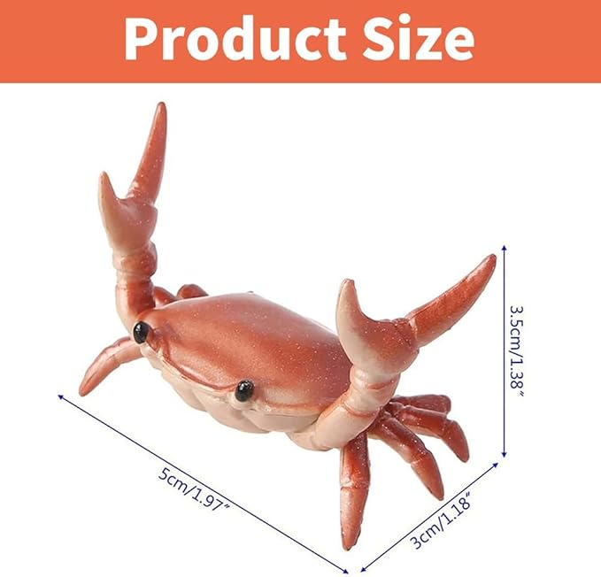 Crab Pen Holder for Desk, Cute Multifunctional Weightlifting Desk Crab Pencil Holder Organizer for Pens, Pencils & Makeup, Funny Desktop Decor Gift for Home Office School
