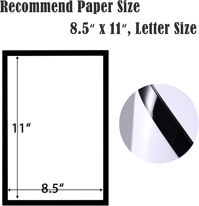 JIUYE 24Pcs 8.5x11 Magnetic Sign Holder Wall Mount,Self-Adhesive Plastic Display Frames,Clear PVC Sign Holder with Magnet Strip Border for Window/Door/Fridge/Document Notice Paper,Black