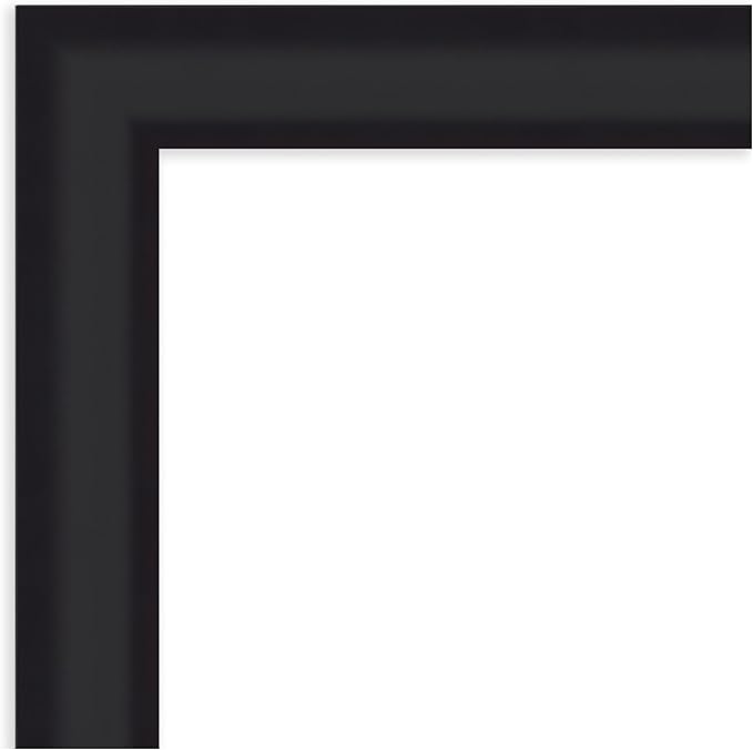 Amanti Art Black Framed Magnetic Board 25x53 Oversize Vision Board for use with Magnets, 100% Metal Sheet to Display Items as Office Decor or for Home Organization in mudroom, Kitchen or Kids Room