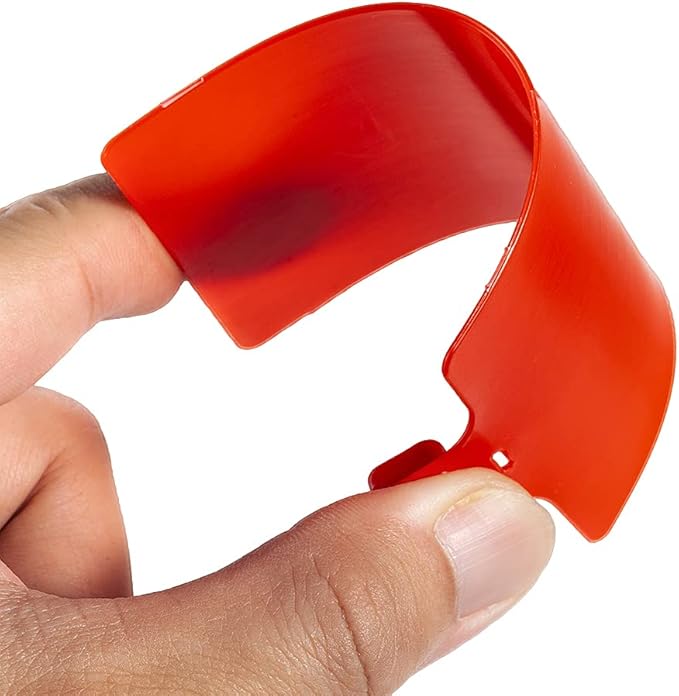 200Pcs Plastic Seals Shipping Label Tags, Writable Marker Big Sign Tie for Logistics, 255mm Total Length Self Locking Inventory Waterproof Tag Fastener (Red)