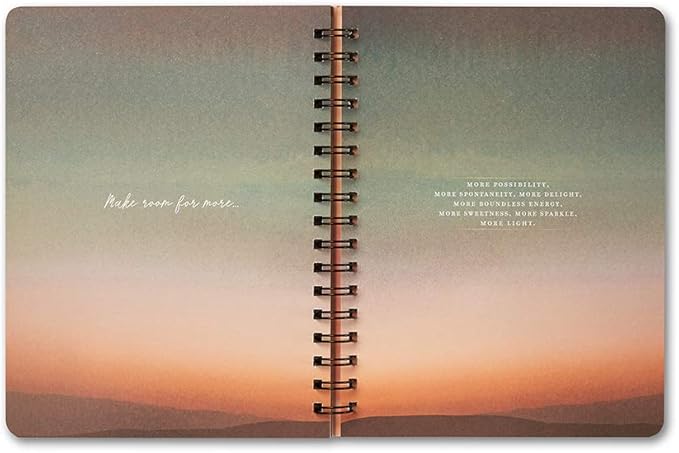 Compendium Spiral Notebook - You are here. Now, everything is possible. — A Designer Spiral Notebook with 192 Lined Pages, College Ruled, 7.0”W x 9.25”H