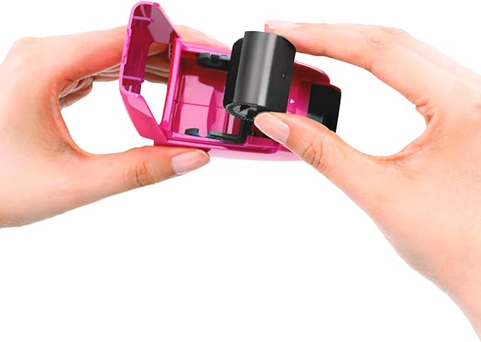 Guard Your ID Wide Stamp Roller for Identity Protection, Pink