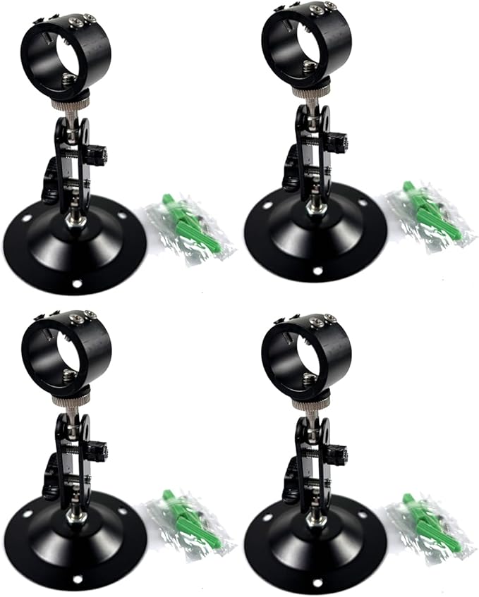 Laser Module Bracket 360-Degree Adjustable Positioning Bracket 22mm (4-Pack) - Black Alumina