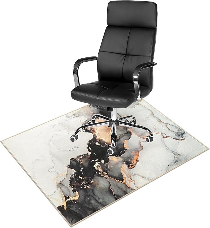 Anidaroel Office Chair Mat for Hardwood/Tile Floor, 36"x48" Desk Chair Mat for Office Gaming, Under Desk Rug for Rolling Chair, Anti-Slip Computer Chair Mats, Low-Pile Carpet Protector Rug