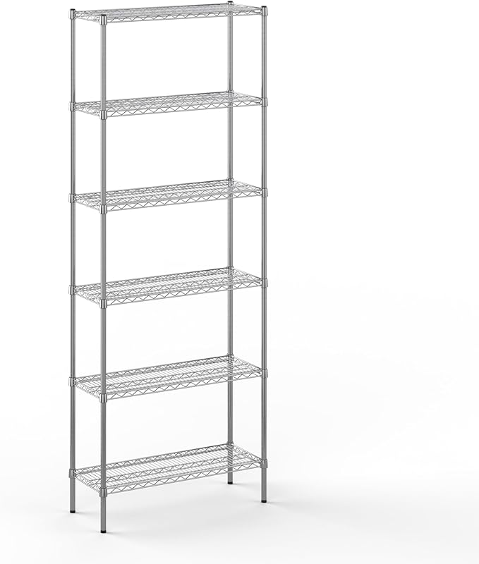 Regal Altair 14" Deep x 36" Wide x 96" Height Wire Shelving Kit | 6-Tier | NSF Commercial Storage Rack Unit