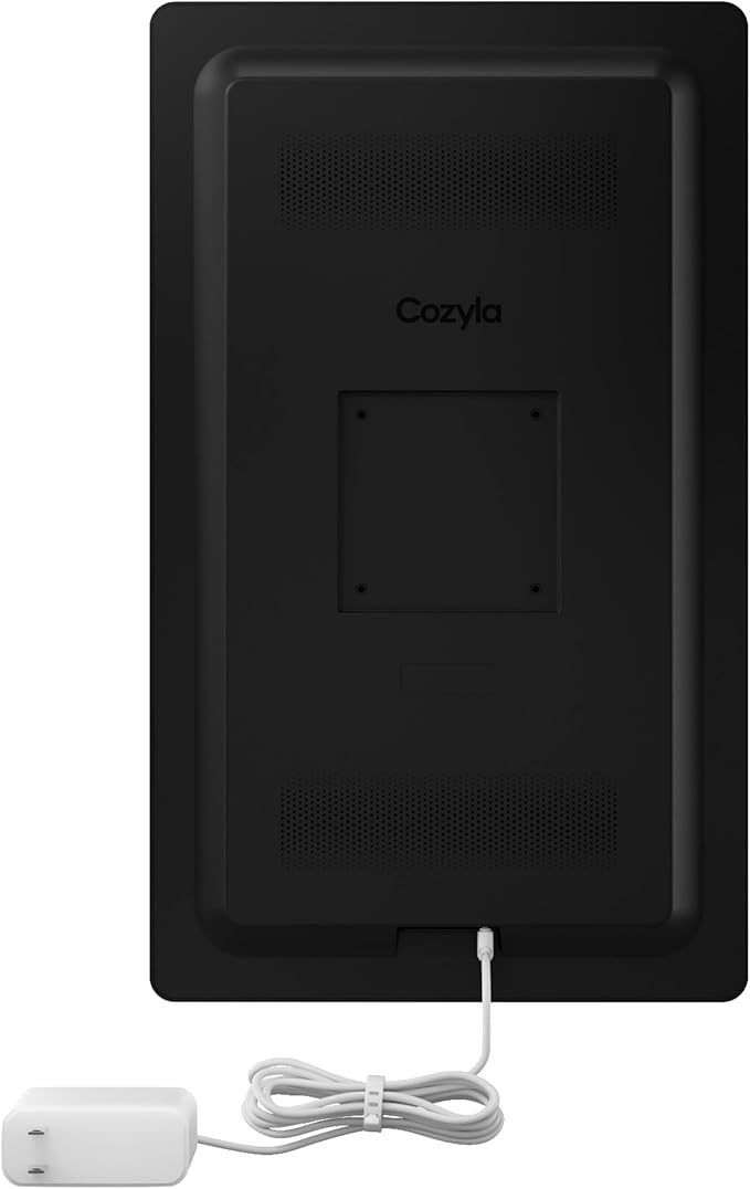 Cozyla Mate Digital Calendar+ 2: 24 Inch Wall Touch Screen Chore Chart Customizable Dashboard Smart Electronic Calendar for Family Schedules Meal Planner Supports All Google Play Apps Wall Mount Black