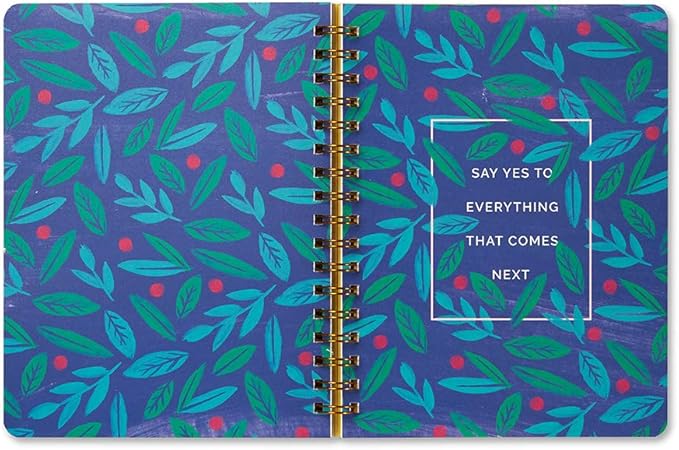 Compendium Spiral Notebook - Oh, Happy Day — A Designer Spiral Notebook with 192 Lined Pages, College Ruled, 7.0”W x 9.25”H