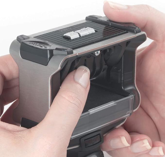 Mark 2000 5440 Professional Self Inking Date Stamp with Custom Text - Up to 4 Lines of Text