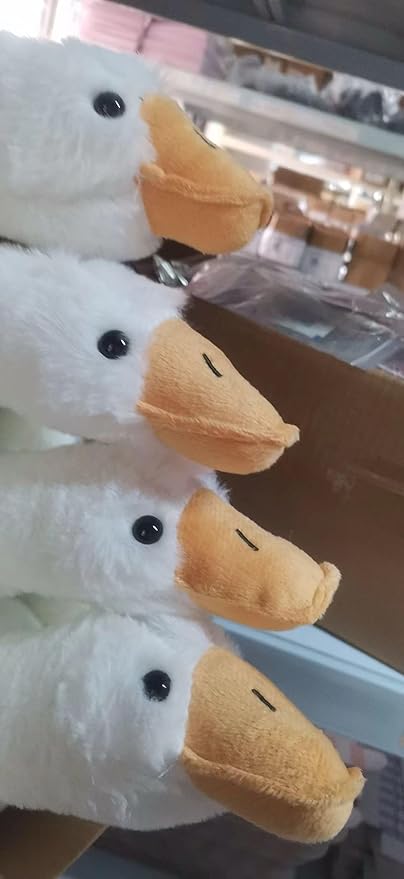 XZR Cute Pen Bag Case Box Stocking Stuffers Cute Creative Animal Cartoon Large Capacity Shark Bird Zipper Organizer Storage Bag Box Nice Gift (Goose)
