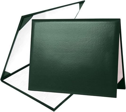Diploma Cover 8.5” x11” Diploma Holder of Graduation Leatherette Padded Certificate（Tent Style