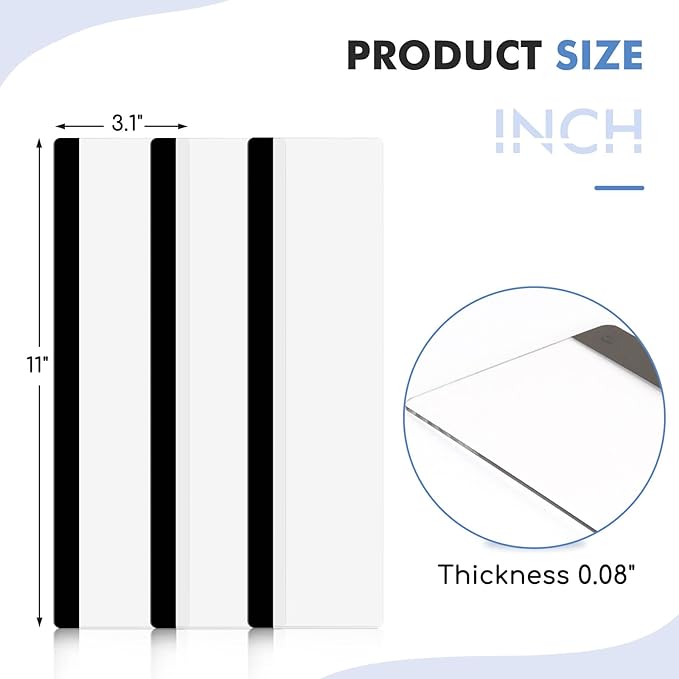 DOLLAR BOSS Monitor Memo Boards for Computers 3 Pcs Office Desk Accessories 11" x 3.1" Transparent Acrylic Monitor Side Panel Multifunction Message Board Screen Note Holder for Office Home Work Desk