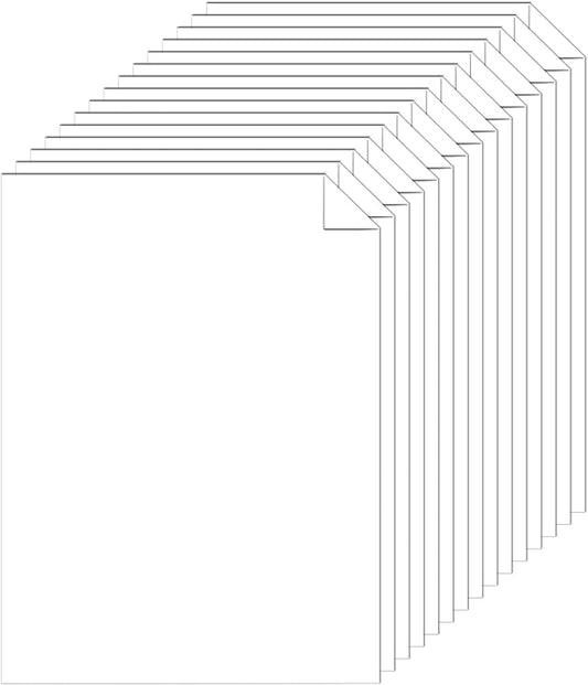 Silunkia 120 Sheets Bright White Cardstock 8.5 x 11 Certificate Paper, 250gsm/92lb Heavyweight White Card Stock Printer Paper for DIY Cards, Business Cards, Invitations, Menus