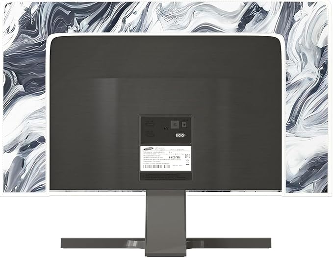 Baocicco Abstract Gray Marble Waterproof 37, 38, 39 Inch Television Cover Anti-Static Dustproof Protective Television Covers for TV Screen Abstract Modern TV Dust Cover for Home LED LCD OLED TVs