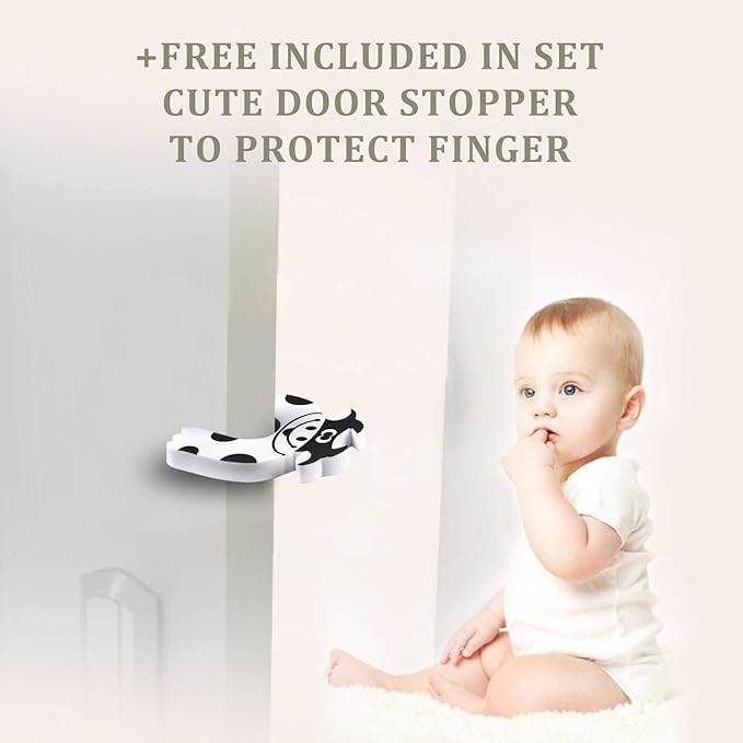 Baby Proofing Edge and Corner Guards, (16.4ft Edge + 4 Corners) Safety Furniture Bumper, Baby Corner Protector for Fireplace, Table, Stair, Cabinet, 3M Adhesive, White