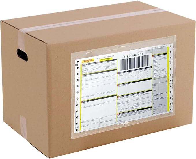 RyhamPaper Packing List Envelopes, Clear 7.5" x 5.5" Self Adhesive Shipping Labels Envelope Pouches (4000 Pack)
