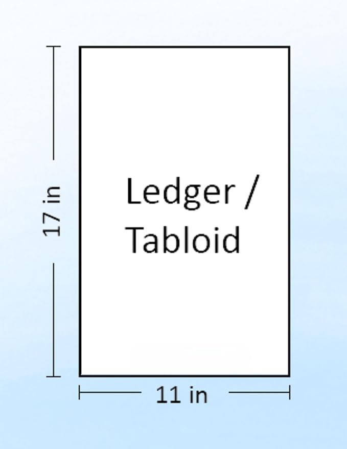 Limited Papers (TM) Colored Copy Paper – 24lb/60lb Text, 90 gsm, 11"x17", Tabloid Size, 500 Sheets Per Ream. (2500, Goldenrod)