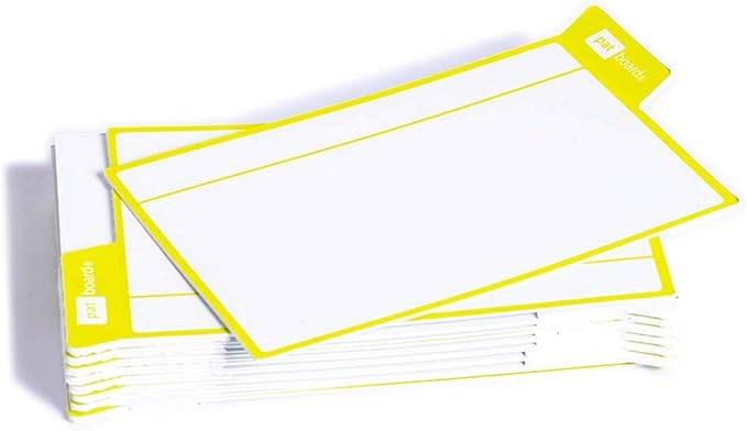 PATboard Scrum Board and Kanban Board - 16 Task Cards Medium - with nanocups® for Glass - Lime