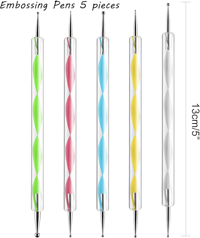 ASTARON 150 Sheets Black Carbon Copy Paper and Tracing Paper with 5 Pcs Embossing Styluses Tool Set, Carbon Transfer Paper for Tracing on Wood Fabric