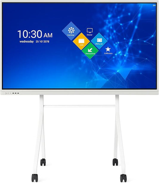 70 Inch 4k Smart Board Touch Screen Interactive whiteboard,40 Point Touch Digital whiteboard, Interactive whiteboard Display & Smart Board for Classroom and Office use,