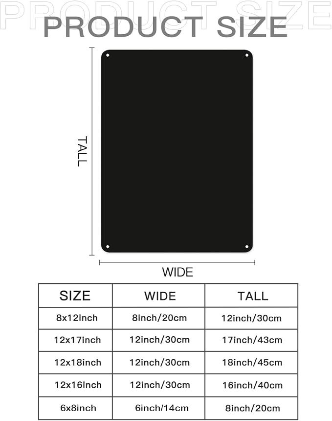 Custom Sign Bulk Personalized Metal Signs For Outdoor Indoor Business Home Store Office Yard Street Lawn Make Your Own Customized Signs With Your Logo Text Photo, 18x12inch