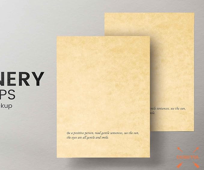 50 Thicker Stationery Vintage Antique Design Printing/Writing Papers 8.5 x 11 in, Christmas Stationery, Decorative Printer Paper for Invitation, Resume, Award, Diploma, Craft, Certificate (vintage 1)