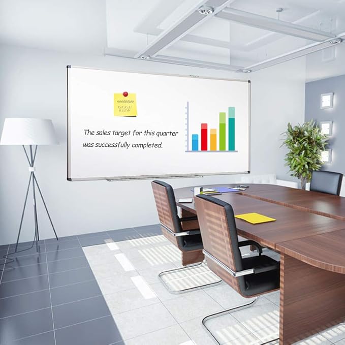 XIWODE Large 36x72 Inch Magnetic Dry Erase Whiteboard, Silver Aluminum Frame Wall-Mounted for Home School Office Conference Room
