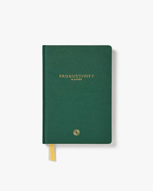 Intelligent Change - 3-Month Productivity Planner, Productivity Tools for Time-Management and Mindfulness, Daily To-Do List, A5 Undated Quarterly Planner (Green)