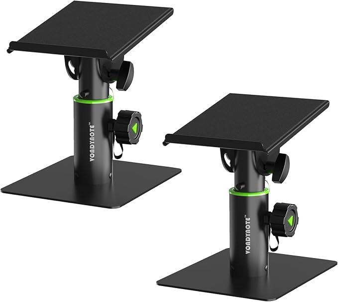 Vondynote Set of 2 Tablet Stand Holders Desktop Stands Angle Height Adjustable for iPad, Phone, mini Monitors, Kindle