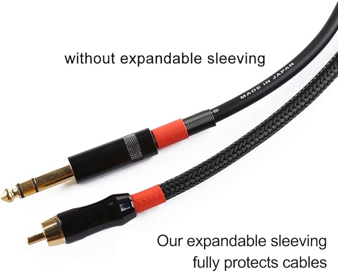 25ft - 1/8 inch PET Expandable Braided Sleeving – Black – Alex Tech Braided Cable Sleeve