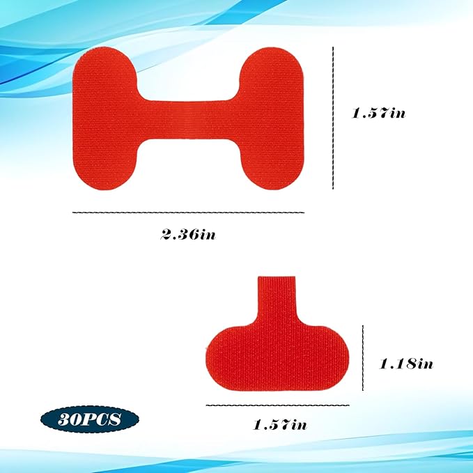 POMELUNE Cable Labels,Multi-Color Write On Cord Label for Cable Management,Organization,Electronics Computers,30 pcs
